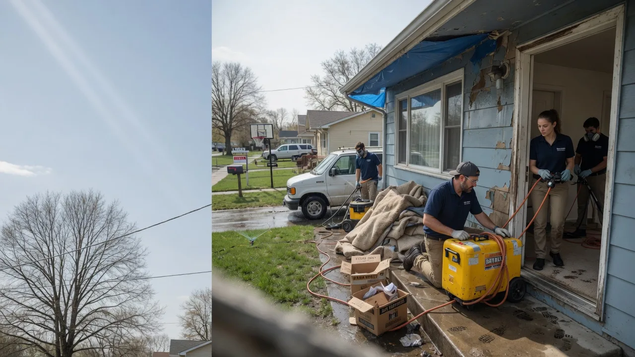 Basement Flood Cleanup in Knoxville, IA near me